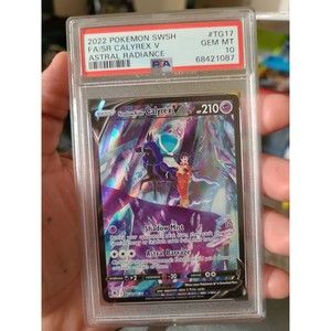 Pokemon PSA 10 Shadow Rider Calyrex V TG17/TG30 Astral Radiance Gem Mint Holo